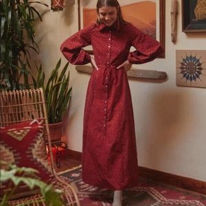 Christy Dawn The Selma Dress In Thulian Ditsy Sz M